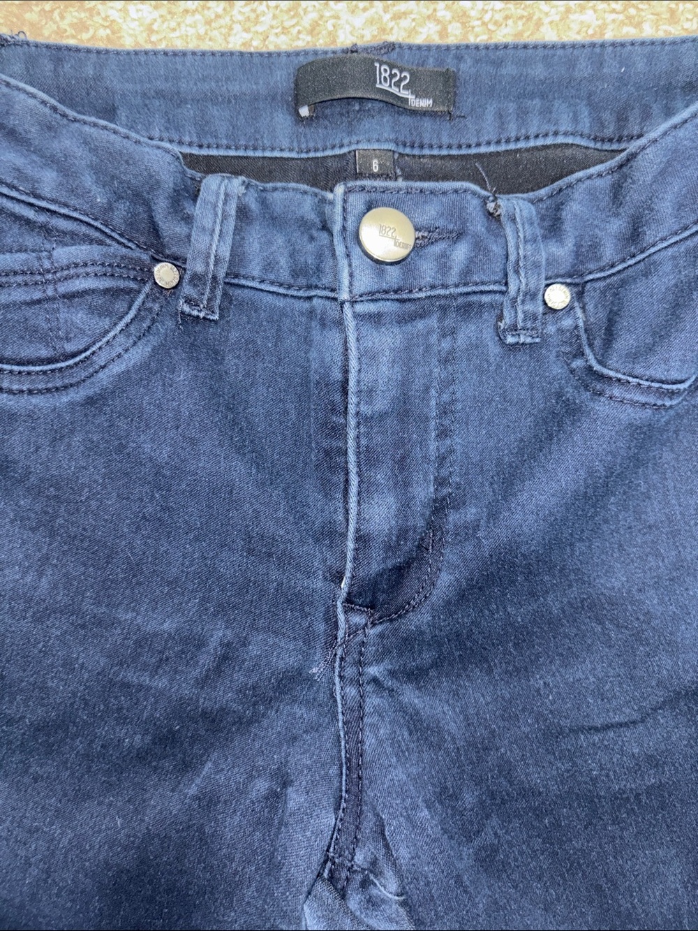 1822 Denim Woman's Dark Blue Jeans